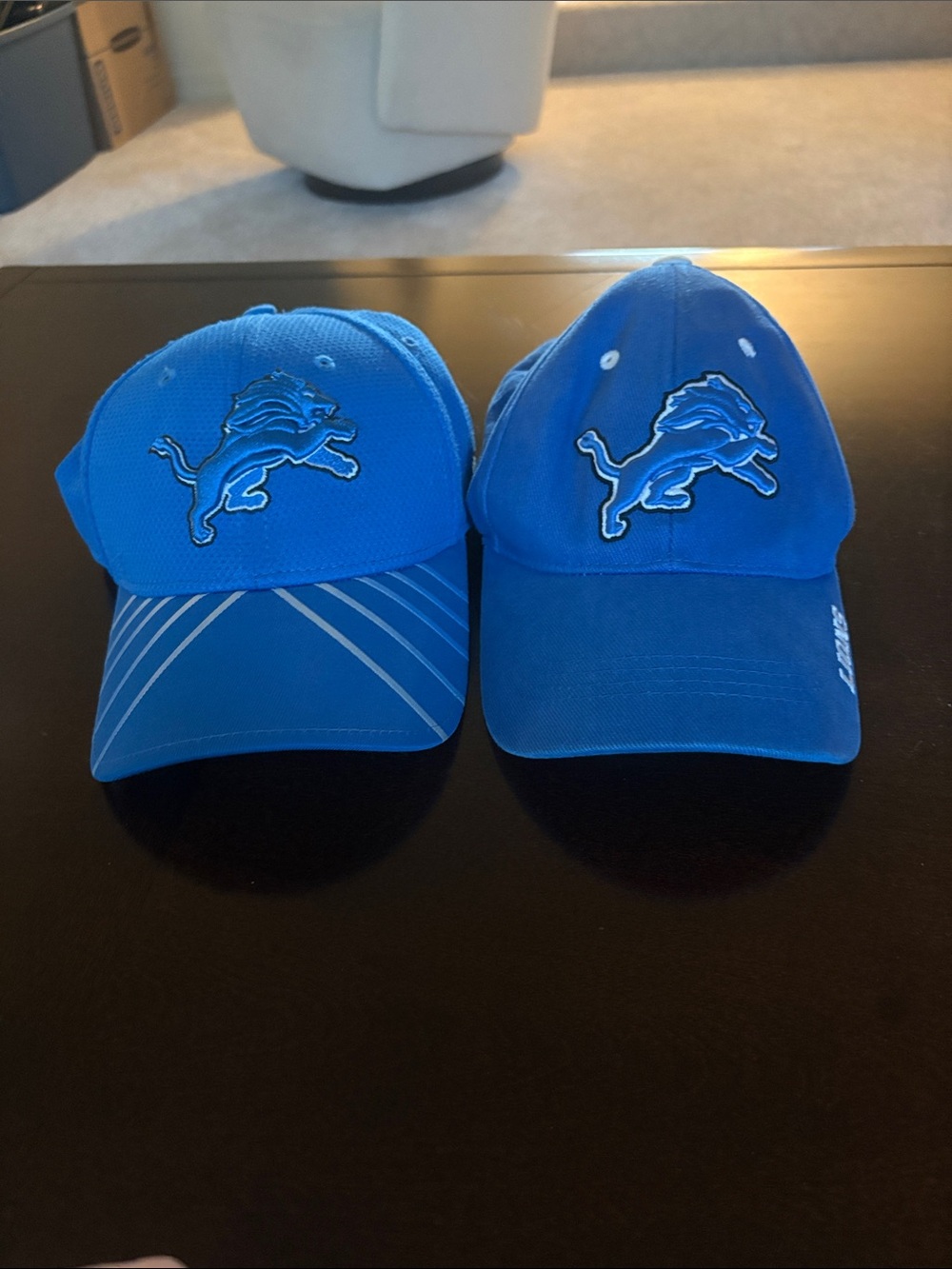 New Era Blue Detroit Lions 9FORTY Adjustable Cap